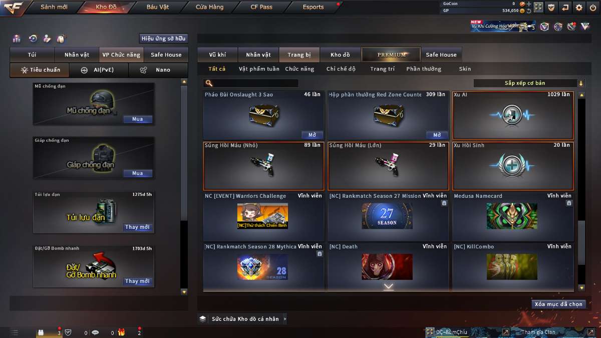 shop acc cf uy tin gia re